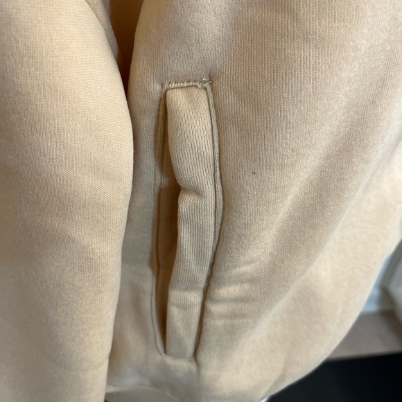 Women's Solid Color Zip Up Thermal Lined Drawstring Hoodie long sleeve  … - Picture 6 of 13